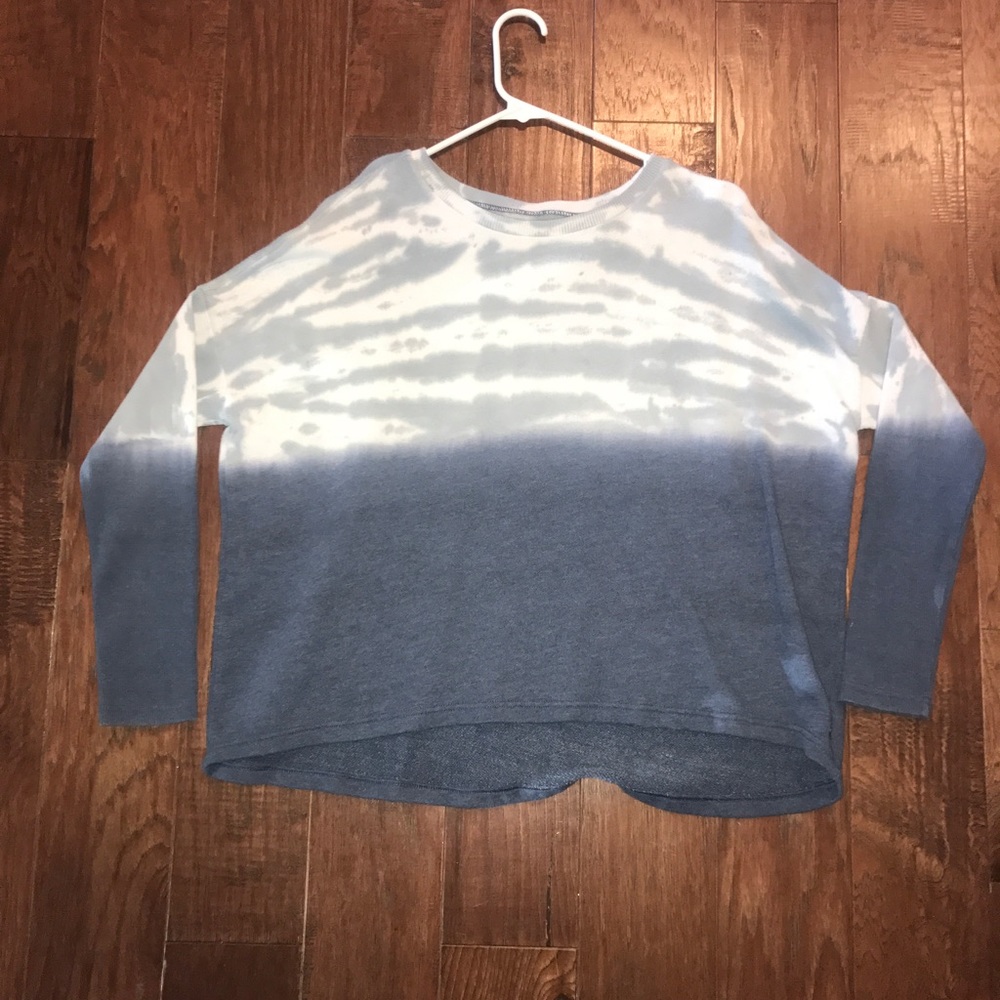 Blue Tie Dye american eagle sweatshirt